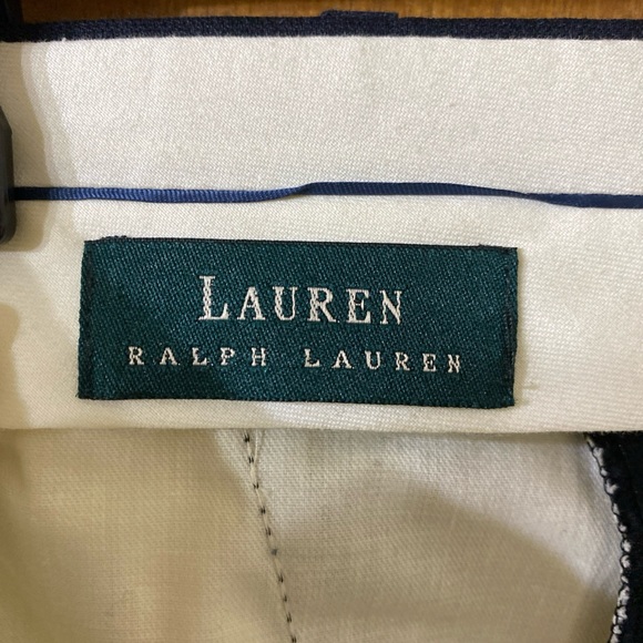 Lauren Ralph Lauren Navy Dress Pants size 40x30 100% wool - Picture 6 of 11